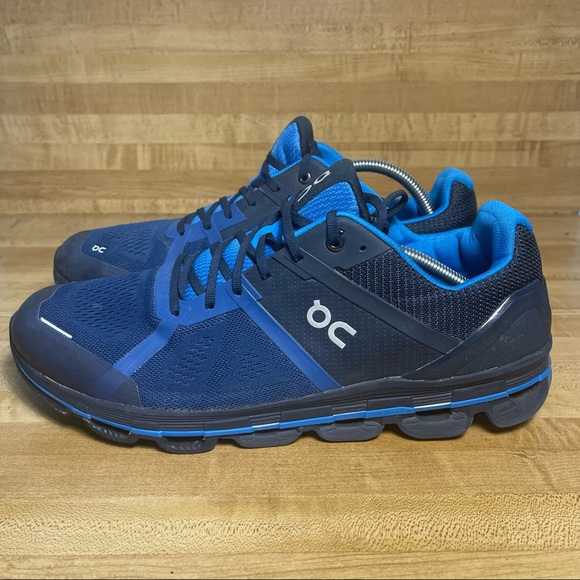 ON RUNNING CLOUDACE Navy Blue Malibu Running Shoes Mens Size 13 ON CLOUD - Picture 2 of 7